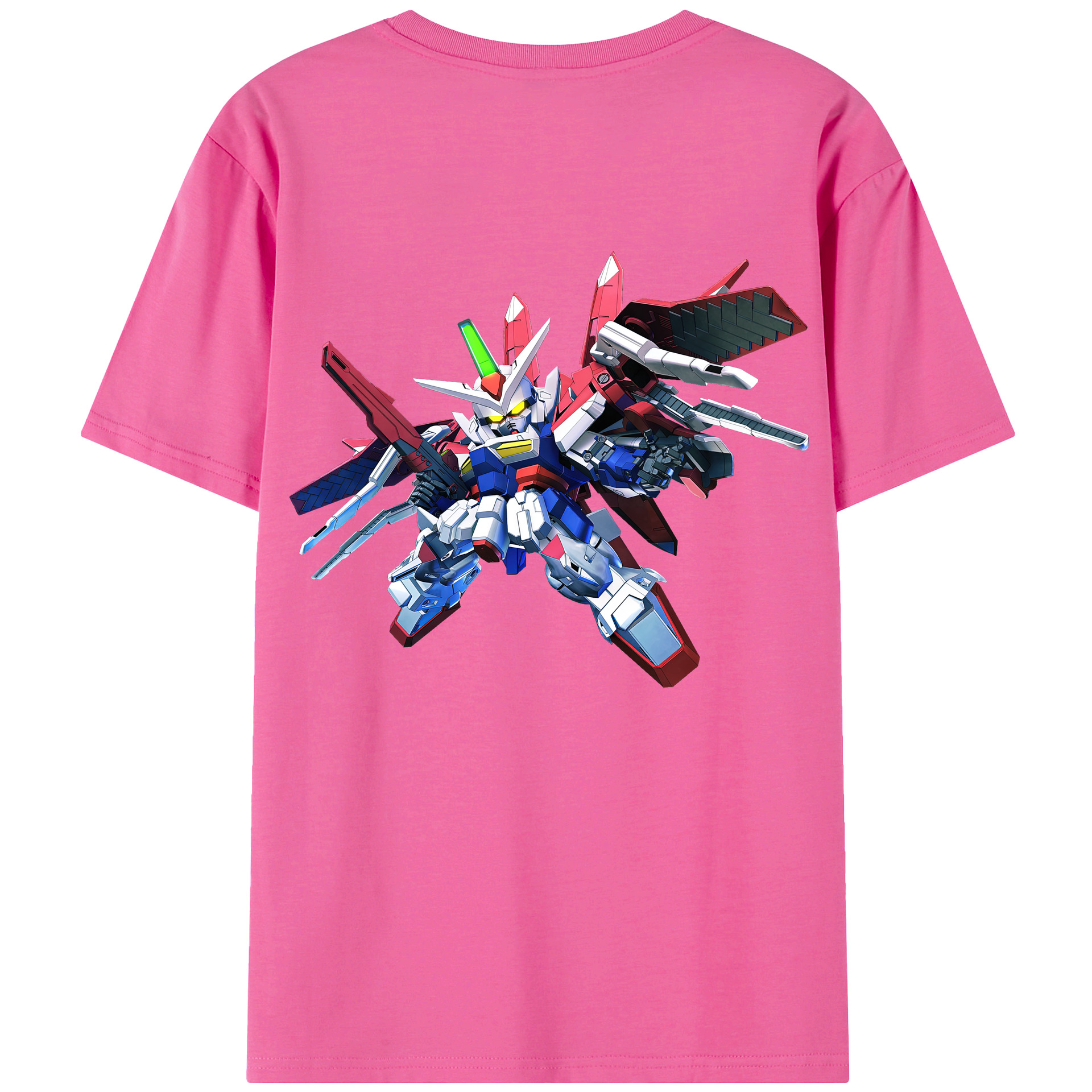 （画像用） 機動戦士ガンダム Mobile Suit Gundam レディース半袖Tシャツ(バックプリント)